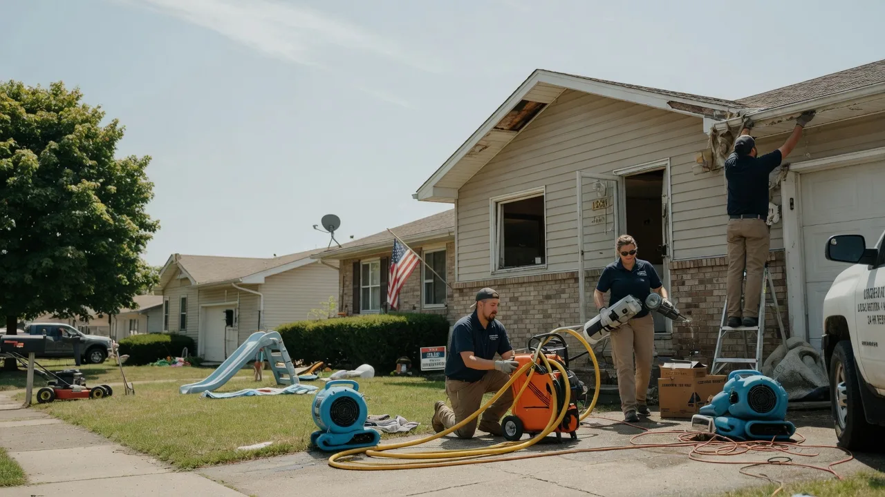 Water Damage Restoration in Mineral, IL near me
